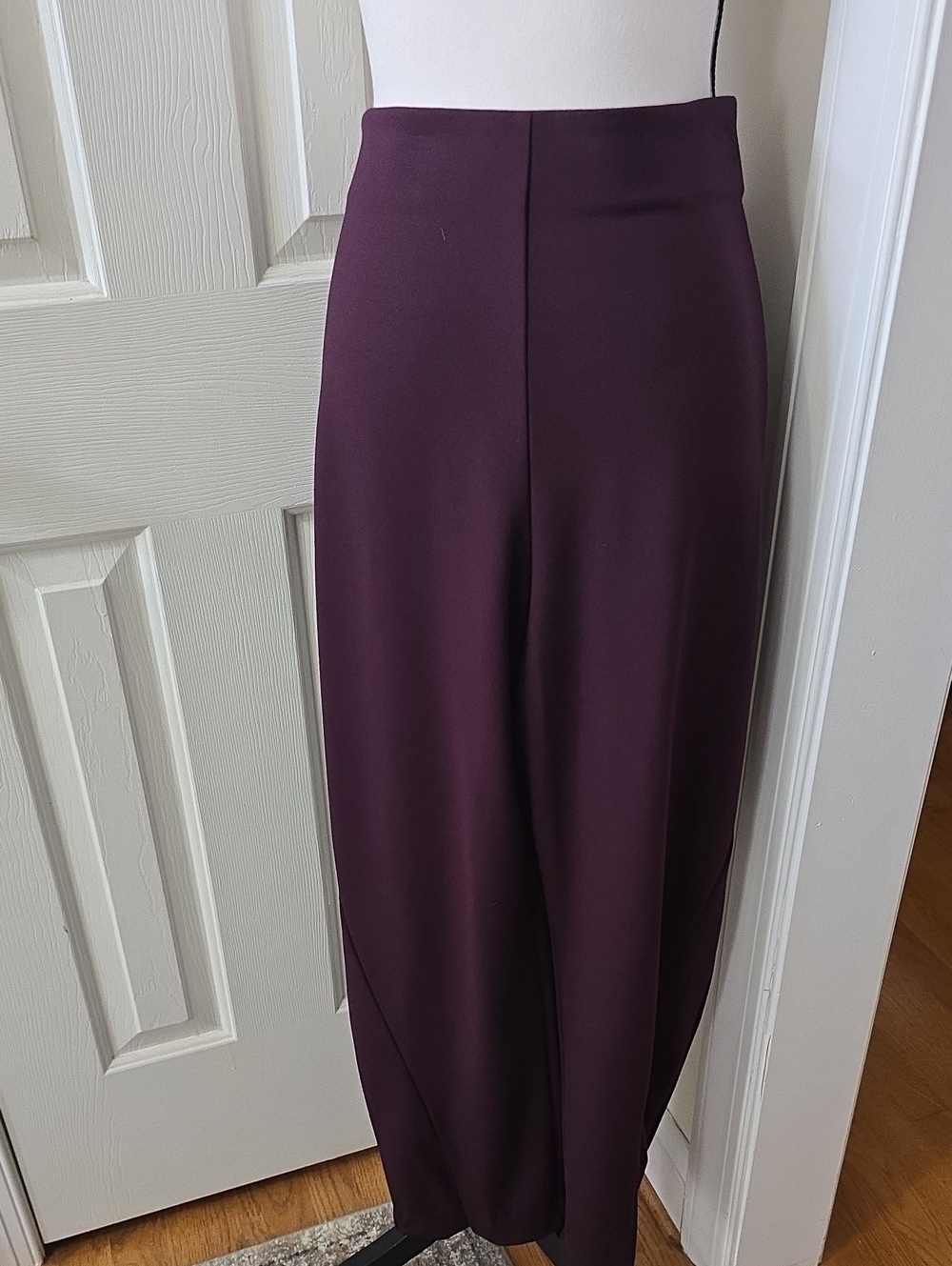 WORTHINGTON BRAND WOMEN'S PLUS SIZE PURPLE PLUM PULL-ON PANTS SIZE 3X